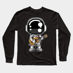 Astronaut Acoustic Guitar Long Sleeve T-Shirt